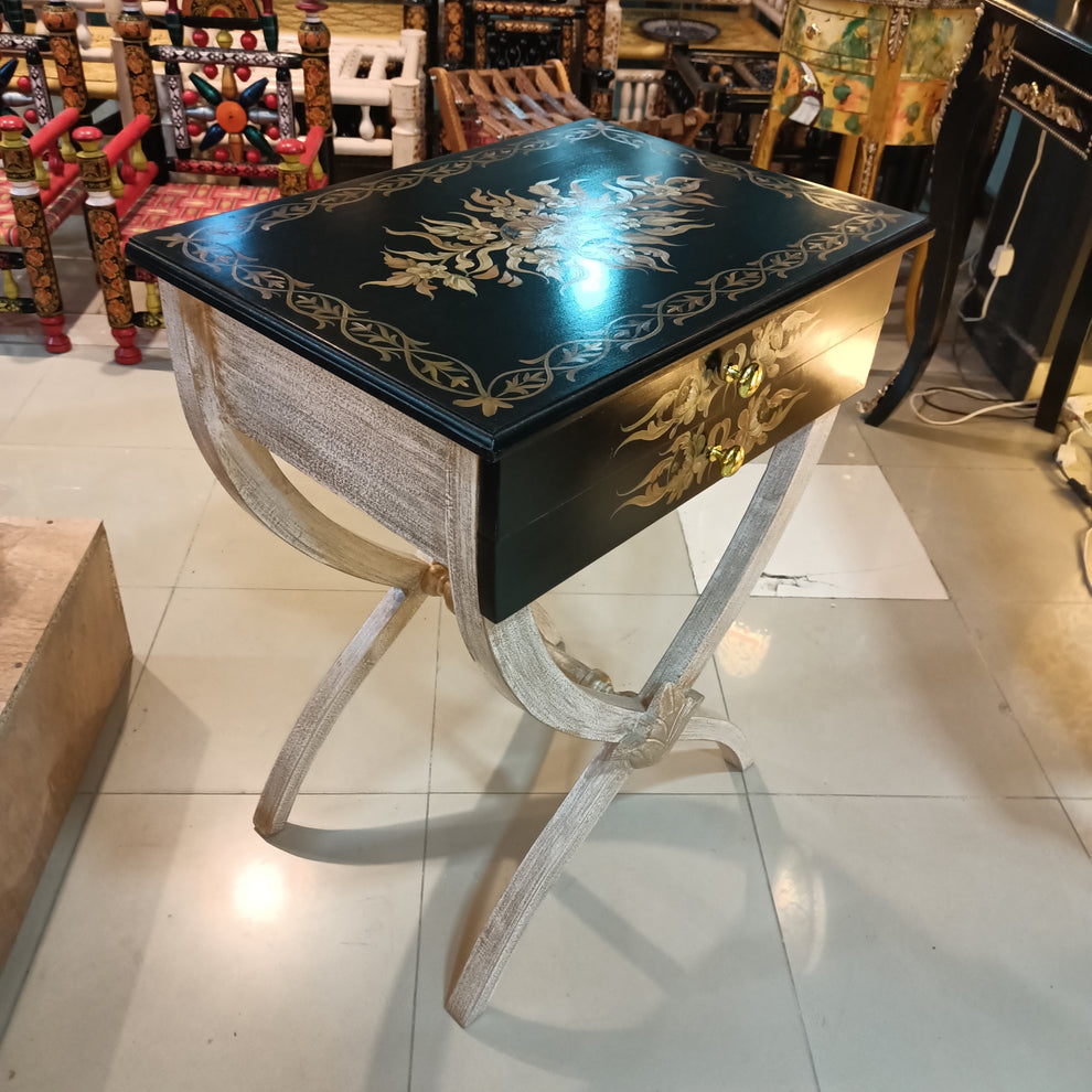 Double X side table